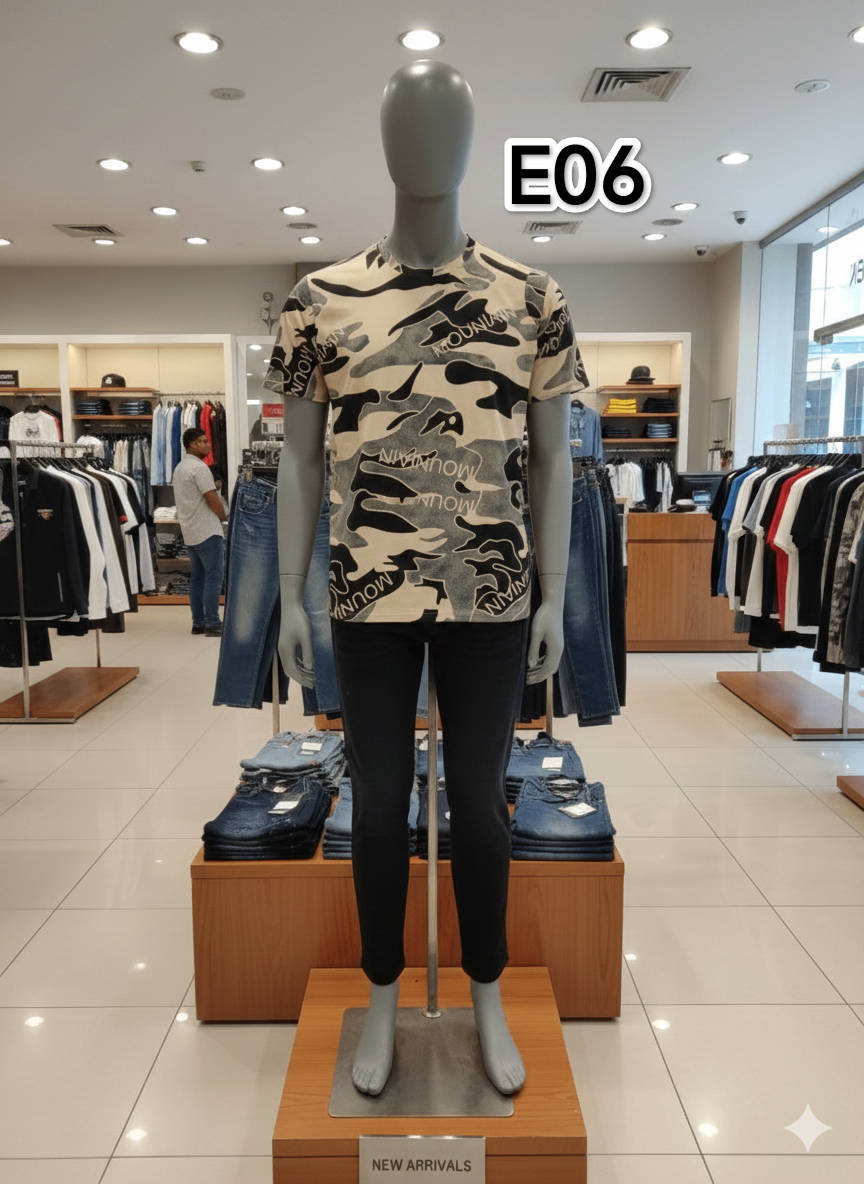 T-shirt camouflage homme