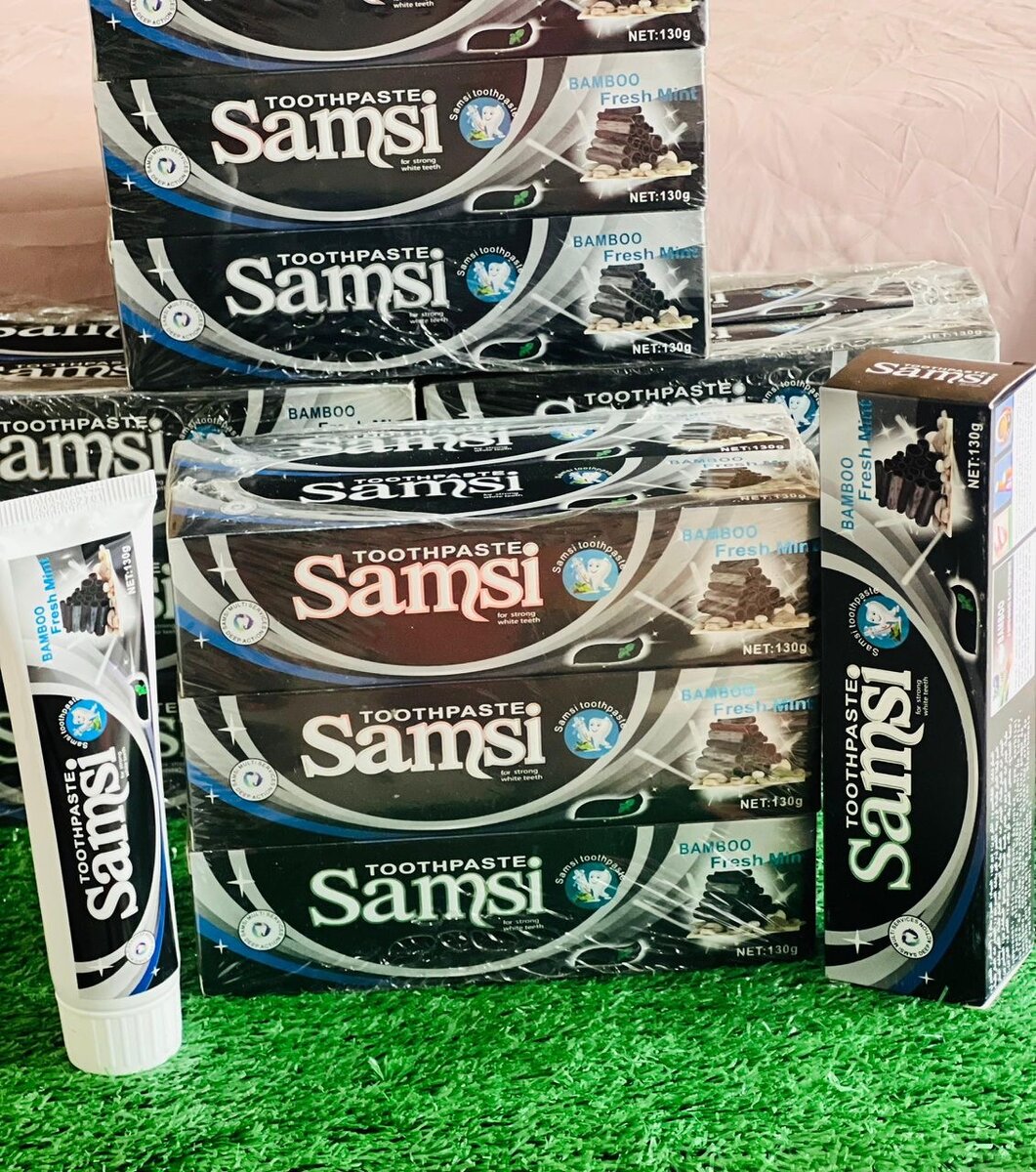 Samsi Dentifrice Aloe & Charbon