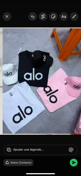 T-shirts et Casquettes Alo