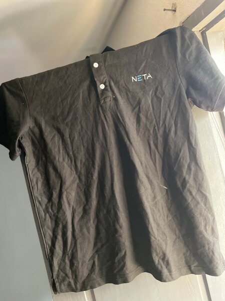 Chemise noire NETA pour homme