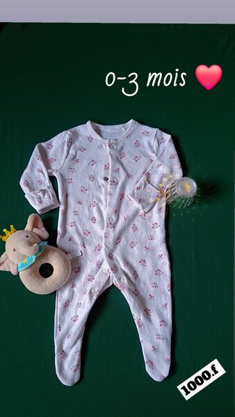 Grenouillère bébé 0-3