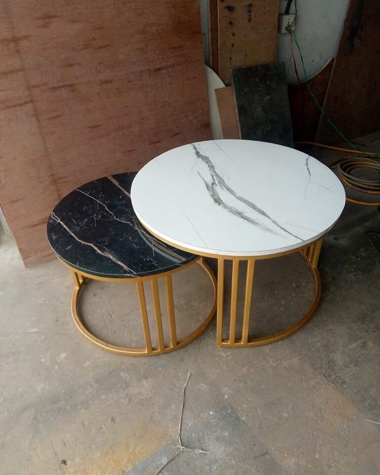Tables gigognes marbre design