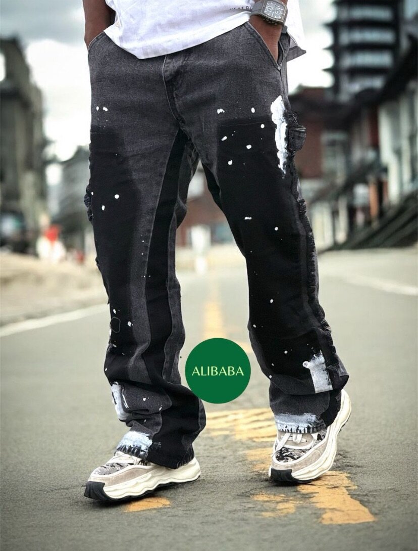 Jeans cargo homme style urbain