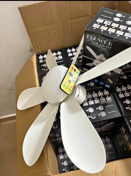 Ventilateur Plafond LED Blanc