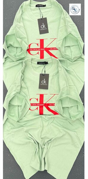 T-shirt Calvin Klein vert menthe
