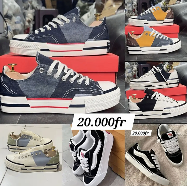 Baskets décontractées tendance