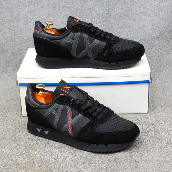 Sneakers homme mode noire AX