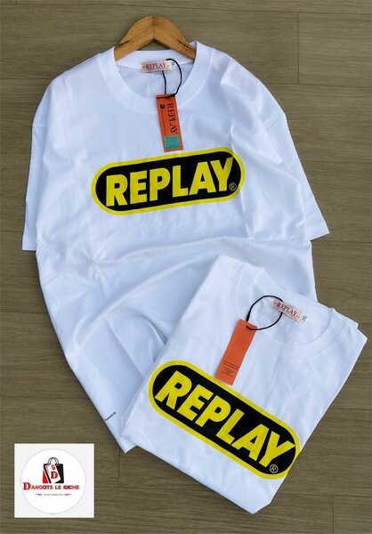T-shirt blanche Logo REPLAY