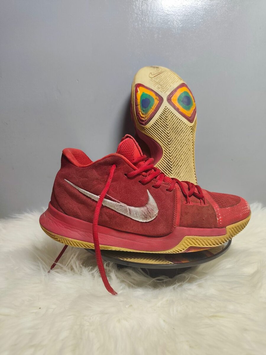 Baskets rouges pour homme