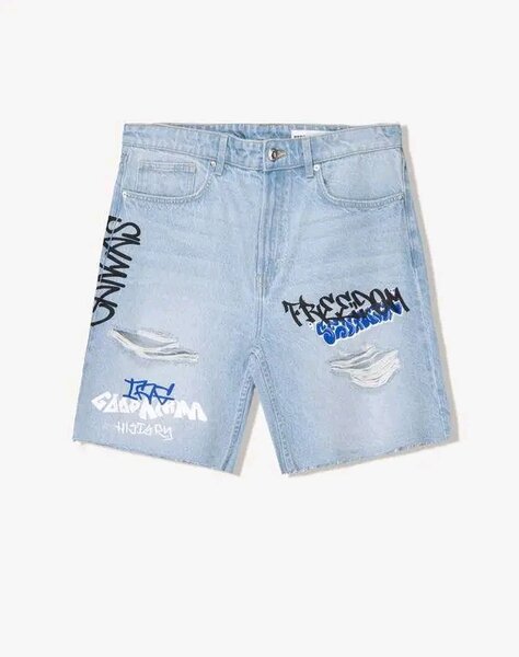 Shorts en jeans déchirés pour hommes