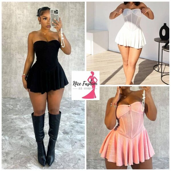 Robe bustier femme élégante