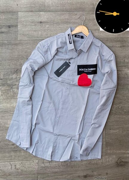 Chemise homme Dolce & Gabbana gris