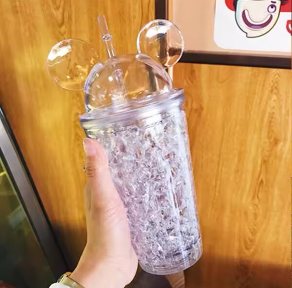 Tumbler with straw