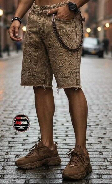 Shorts en jean décontractés homme