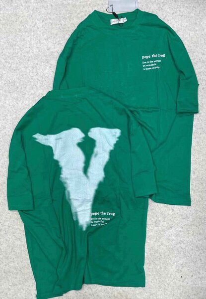 T-shirt vert unisexe imprimé