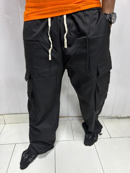Pantalon Cargo Noir Homme