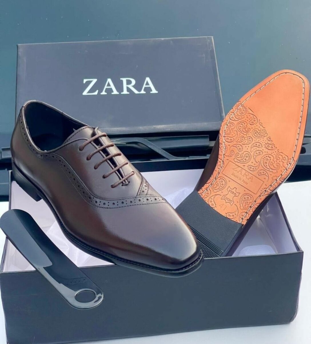 ZARA solid executive shoes