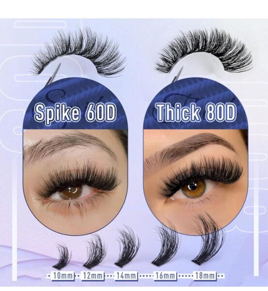 Cluster lashes 280pcs