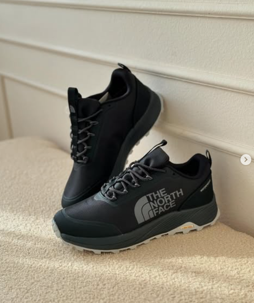 Термо-кроссовки THE NORTH FACE🖤🤍черные