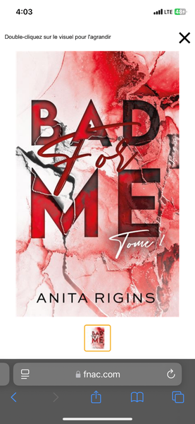 Bad for me - tome 1
