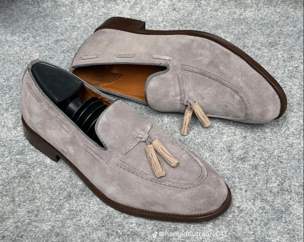 Chaussures hommes en daim élégantes