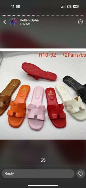 Comfortable slippers and shorts