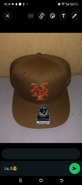 Casquette Snapback Marron
