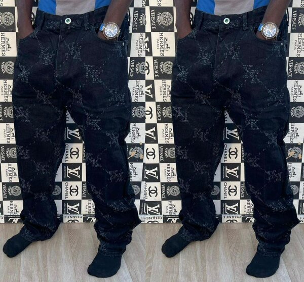 Pantalons en jean imprimés tendance