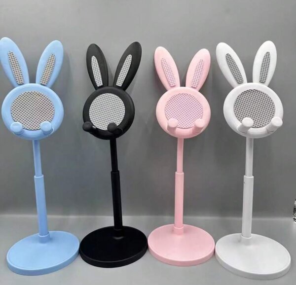 Support téléphone oreille lapin