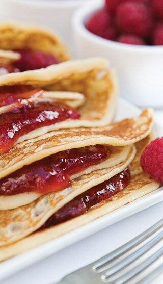 10 crêpes a la confiture