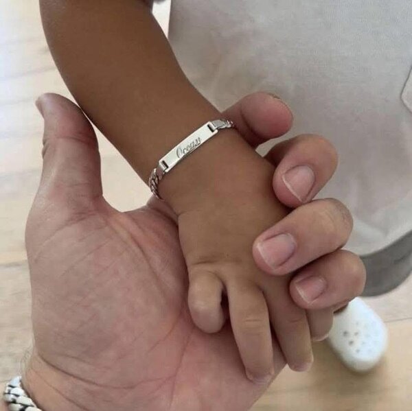 Bracelet en Acier Gravé