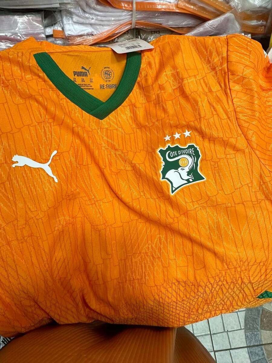 Maillot Côte d'Ivoire 2025