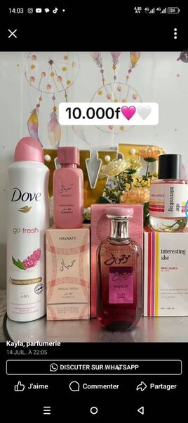 Ensemble de Parfums et Soins