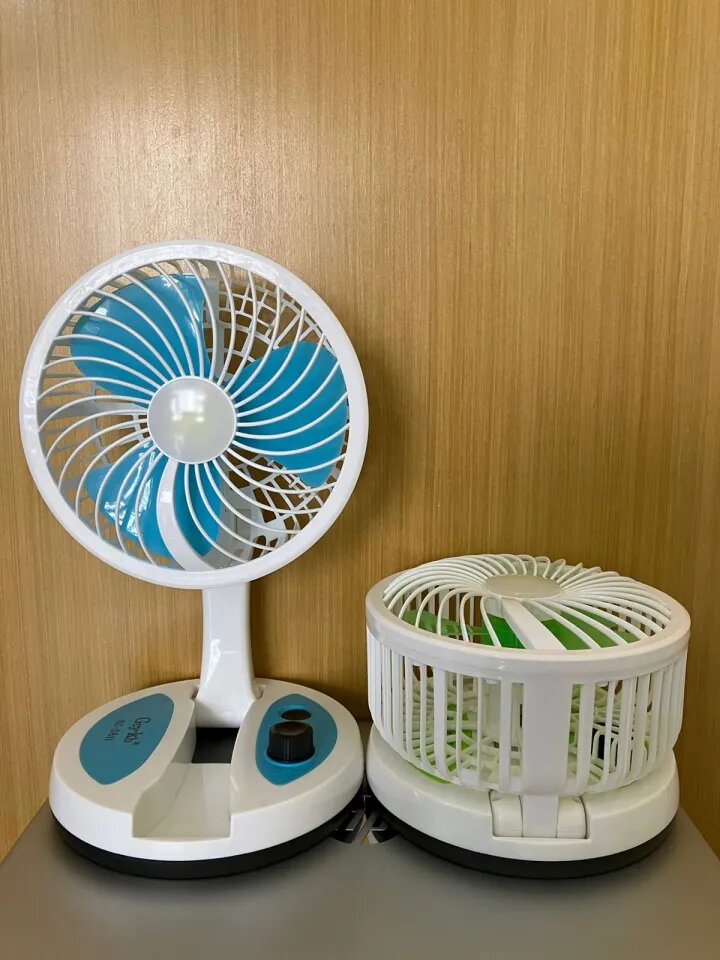Rechargeable Fan with LED light