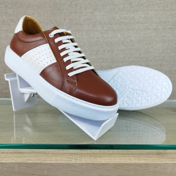 Sneakers en cuir élégantes