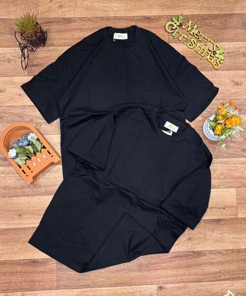 T-shirts noirs décontractés