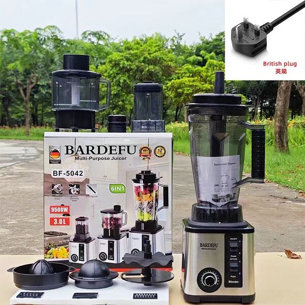 6in1 Multi Purpose Bardefu  Blender (9500watts)