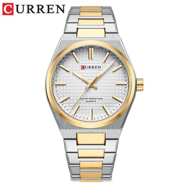 Montre femme CURREN luxe acier doré