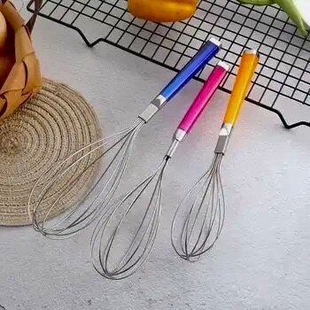 Fouet en acier inoxydable coloré