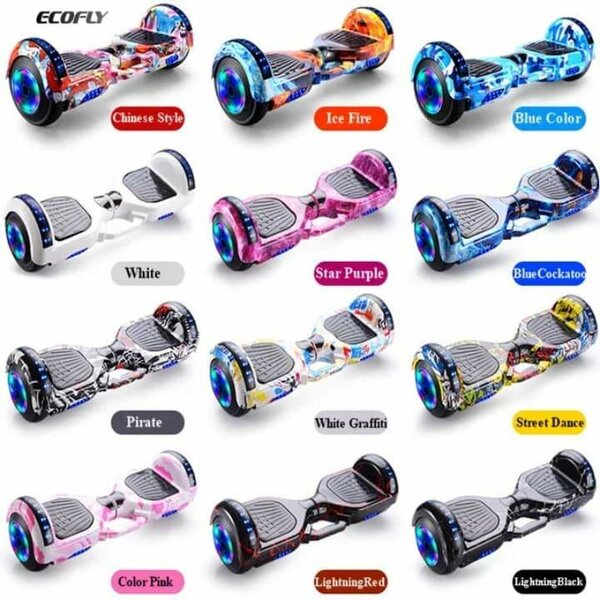 Hoverboard électrique coloré