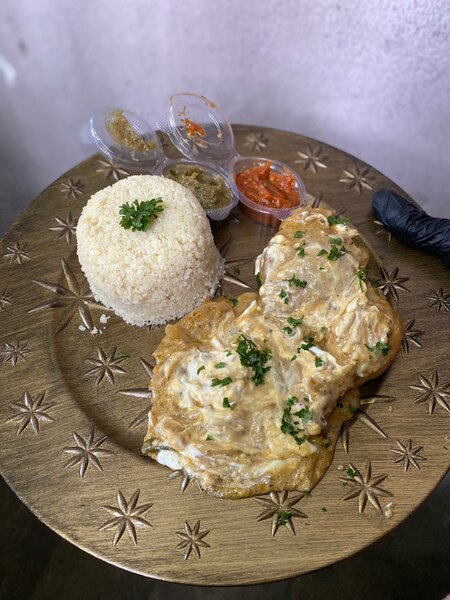 Poulet mayo avec attieke