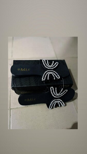 Sandales Perles Élégantes