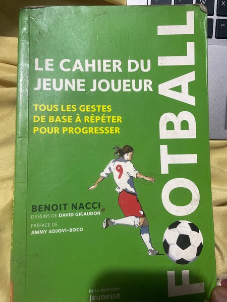 Cahier de Football Jeune Joueur