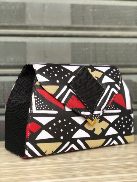 Sac à main vintage imprimé