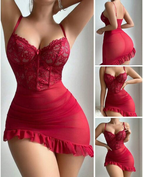 Robe nuisettes moulante