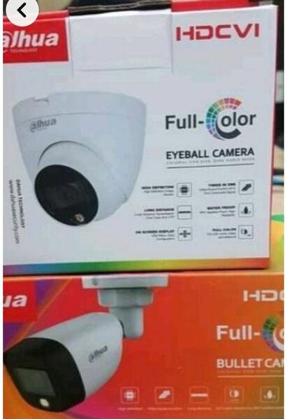Caméra  dahoua full color 2mp dôme  et extérieur