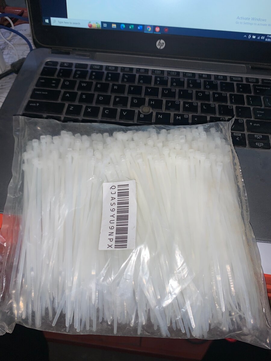 Nylon Cable Tie Self-locking Bag 100pcs