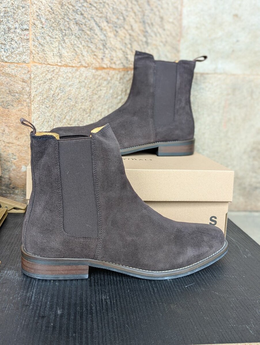 BERLUTI PARIS SUED BOOTS