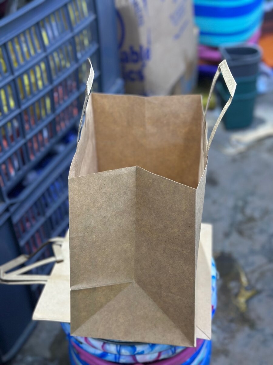 Sac en papier kraft recyclable