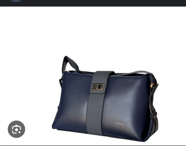 Sac à main en cuir bleu élégant